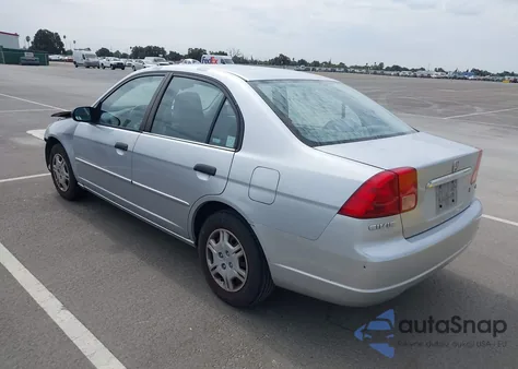 2001 Honda Civic Lx from USA, damaged, VIN 2HGES16581H519983